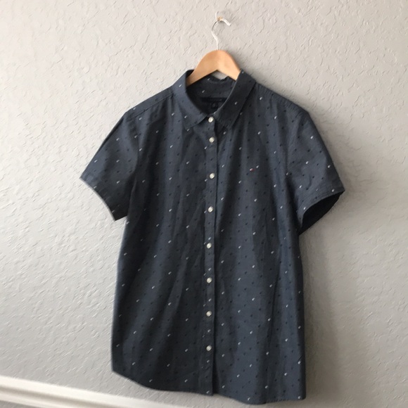 New Tommy Hilfiger women’s shorts sleeve shirt - Picture 6 of 8